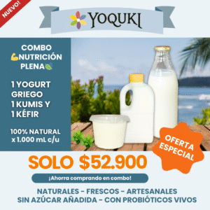 Combo 1 Yogurt Griego, 1 Kumis y 1 Kéfir