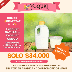Combo 1 Yogurt Natural y 1 Yogurt Griego